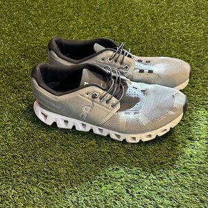 On Running Gray and Black Sneakers